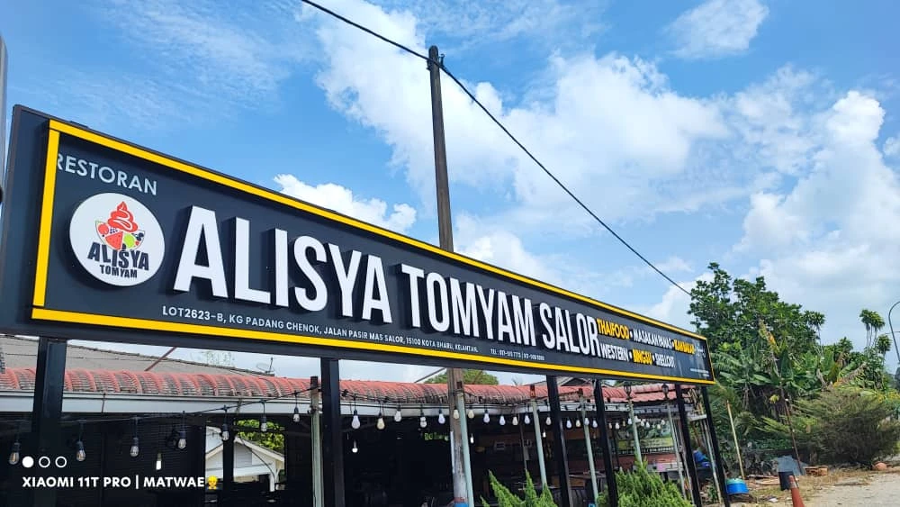 Signboard 3D LED Box up lettering Kota Bharu Kelantan