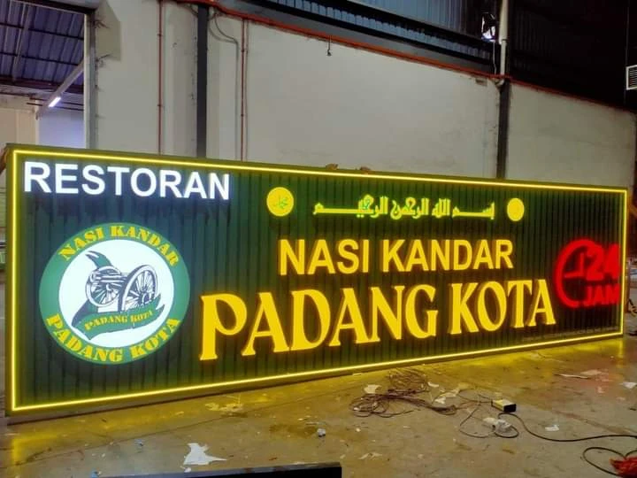 Signboard 3D LED Box up lettering Kota Bharu Kelantan