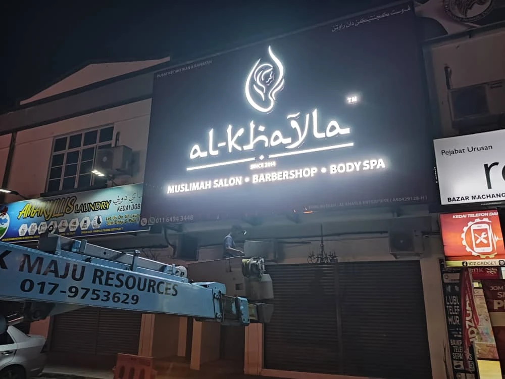 Signboard 3D LED Box up lettering Kota Bharu Kelantan