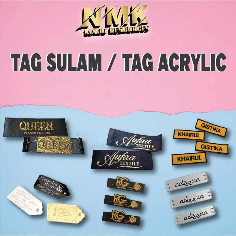 name tag printing kota bharu nmk maju resources